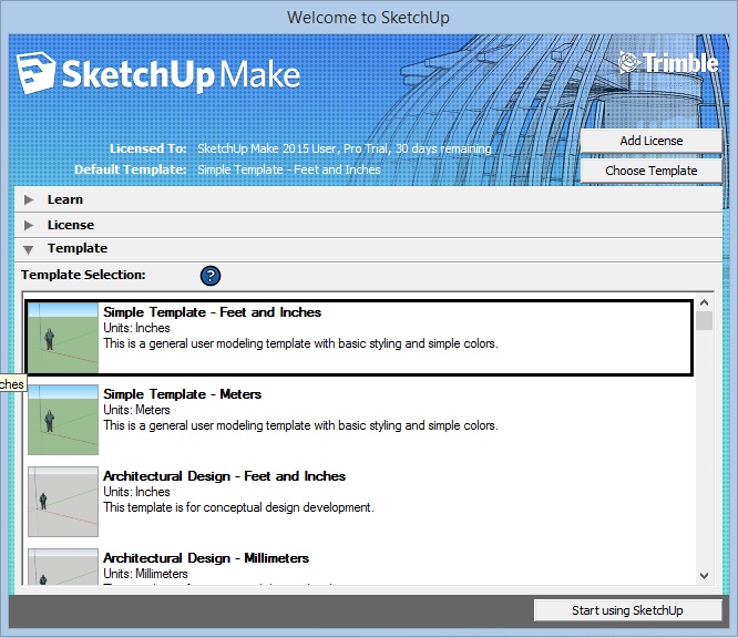 google sketchup pro 2015 license